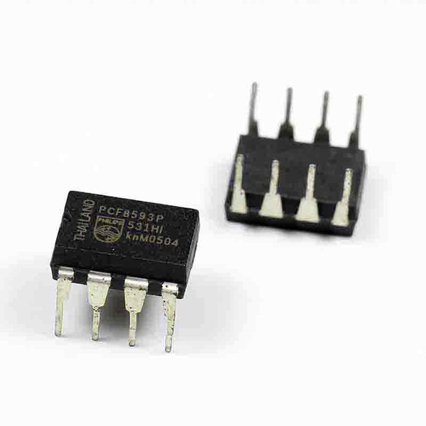 PCF8593P,112 - 8-DIP - IC CLOCK/CALENDAR LOW PWR 8-DIP