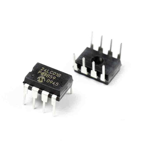 24LC01B/P - 8-PDIP - IC EEPROM 1KBIT 400KHZ 8DIP