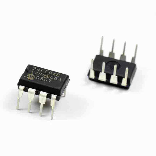 24LC04B-I/P - 8-PDIP - IC EEPROM 4KBIT 400KHZ 8DIP