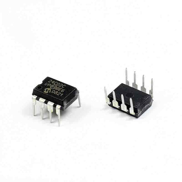 24C02C-I/P - 8-PDIP - IC EEPROM 2KBIT 400KHZ 8DIP