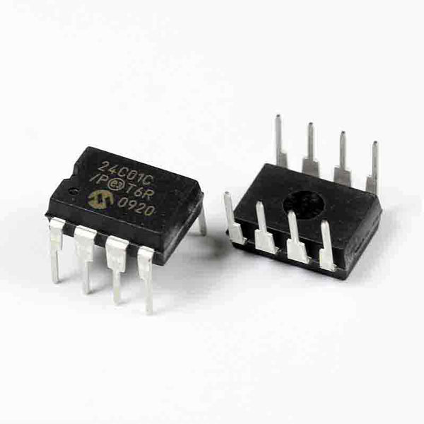 24C01C/P - 8-PDIP - IC EEPROM 1KBIT 400KHZ 8DIP