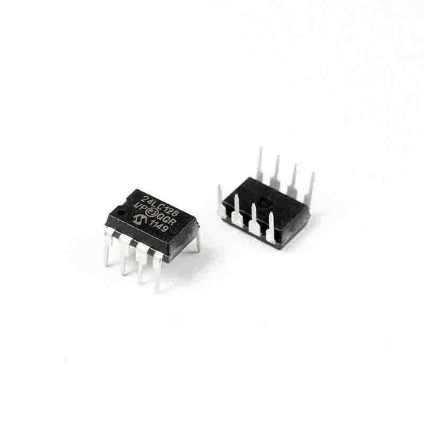 24LC128-I/P - 8-PDIP - IC EEPROM 128KBIT 400KHZ 8DIP