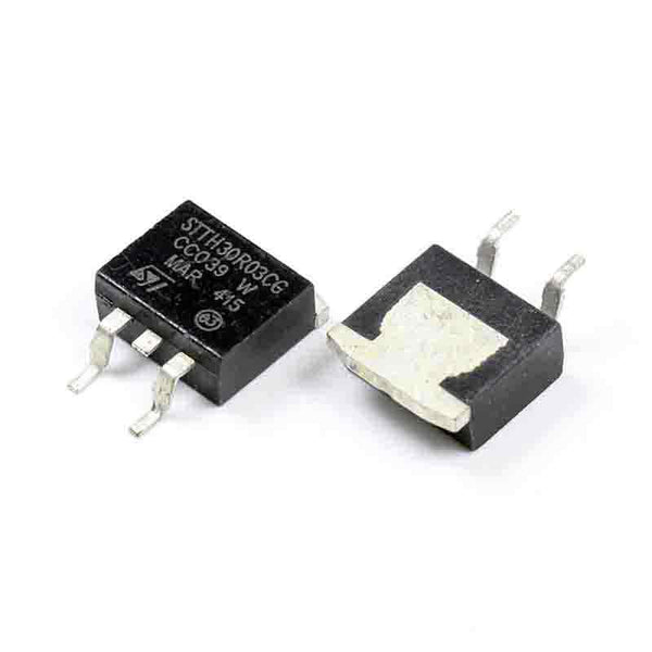 STTH30R03CG-TR - D2PAK - DIODE HI FREQ 300V 15A D2PAK