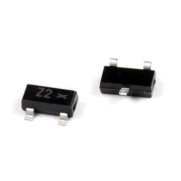 BZX84C5V1 - SOT-23-3 (TO-236) - DIODE ZENER 5.1V 0.35W SOT-23