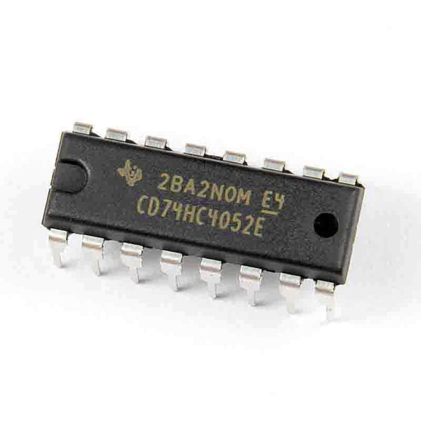 CD74HC4052E - 16-PDIP - IC MUX/DEMUX DUAL 4X1 16DIP