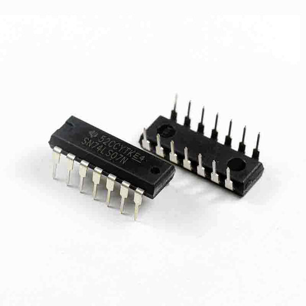 SN74LS07N - 14-PDIP - IC BUFF/DVR HEX INVERT 14DIP