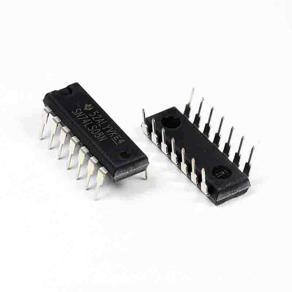 SN74LS08N - 14-PDIP - IC QUAD 2-INPUT AND GATE 14-DIP