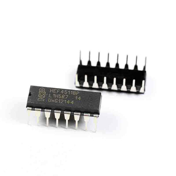 HEF4511BP,652 - 16-DIP - IC BCD-7 SEG DECODER/DRVR 16-DIP