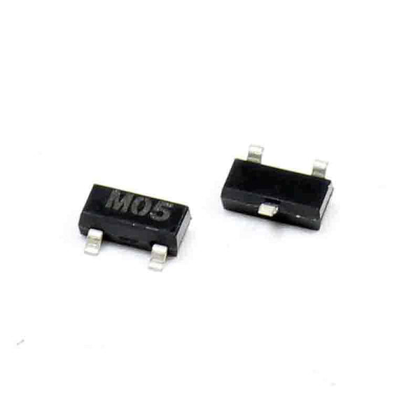 SM05.TCT - SOT-23-3 - IC TVS ARRAY 2UNI/1BI 5V SOT-23