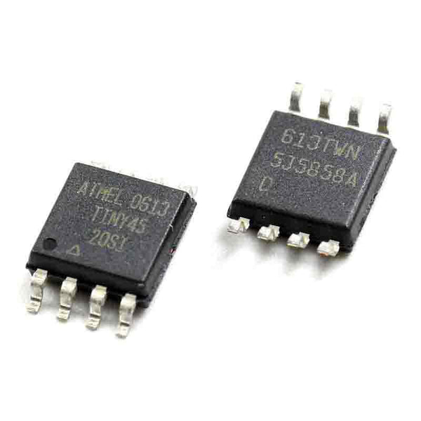 ATTINY45-20SI - 8-SOIC (0.209", 5.30mm Width) - IC AVR MCU 4K 20MHZ 8SOIC